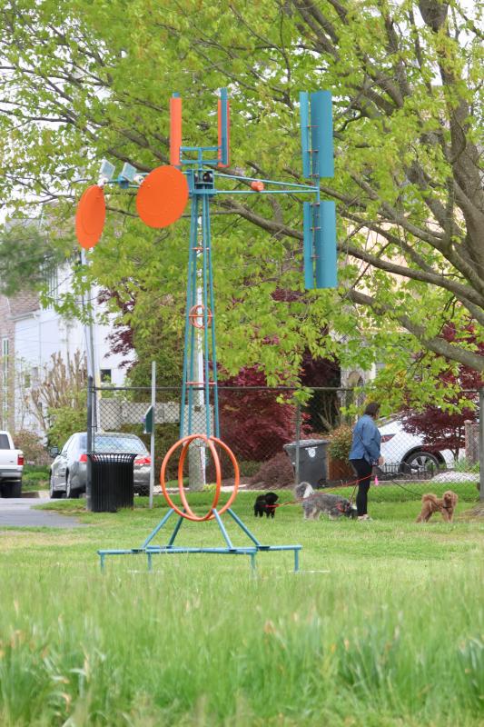 “Manolis” is located on the north side of the park. Daniel said it really hums when it gets going in the wind.